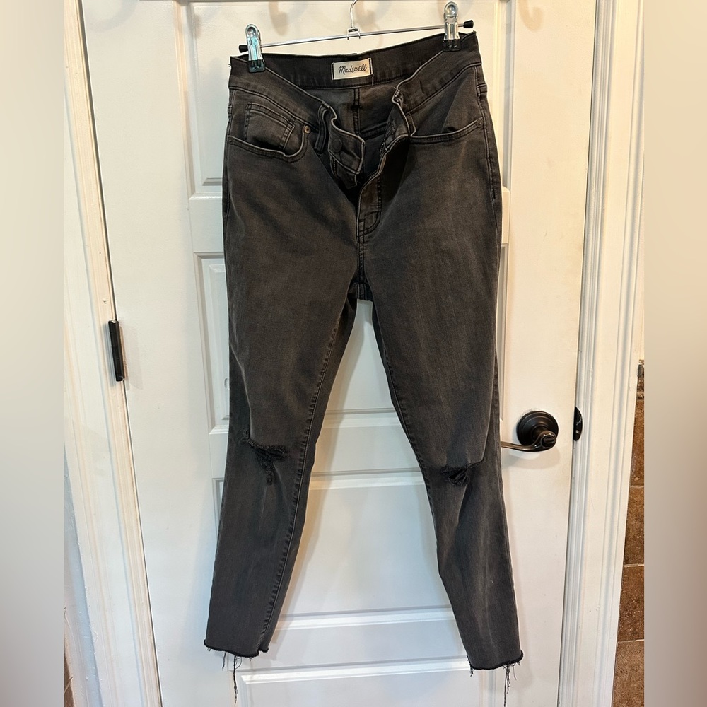 Madewell Mid Rise Skinny Jeans - Raw Hem (28P)
